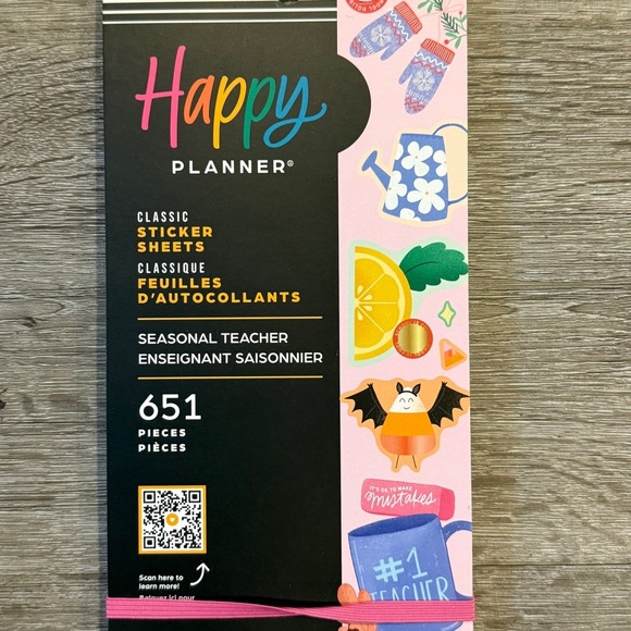 Happy Planner Seasonal Teacher Sticker Pack - Picture 2 of 5